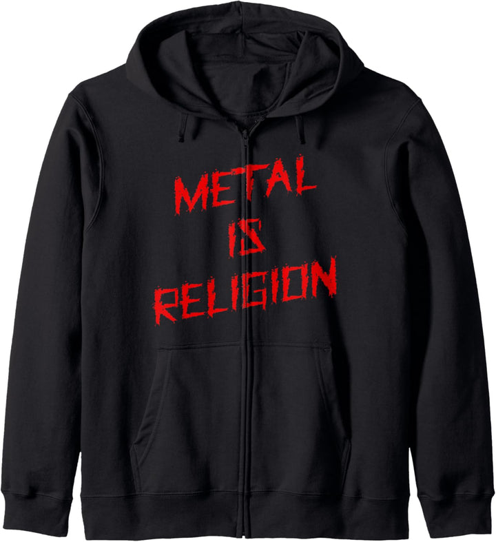 Metal Is Religion Heavy Metal Kapuzenjacke