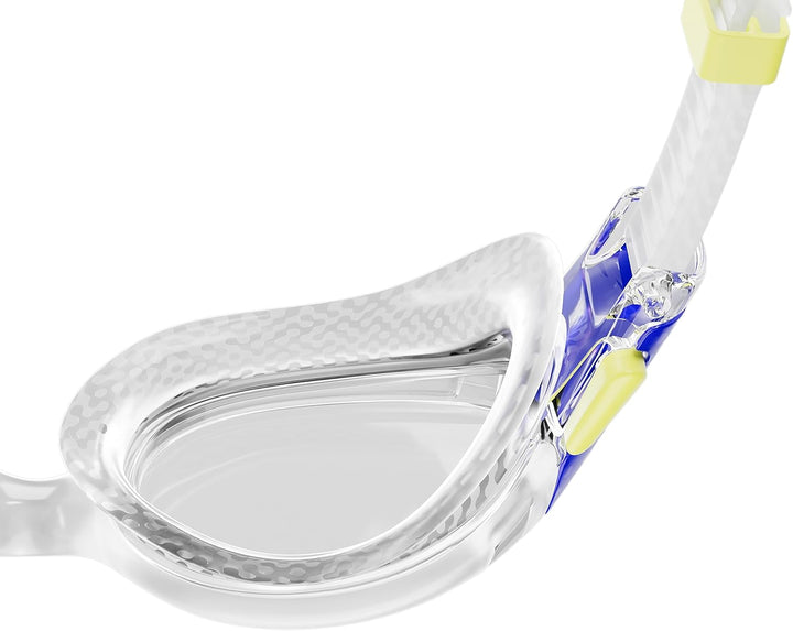 Speedo Unisex Kinder Biofuse 2.0 Schwimmbrille | Patentierte einfache Anpassung | Anti-Beschlag | Wa