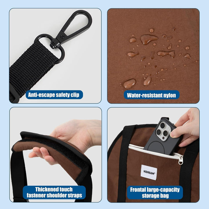 Tragbare Hundetasche, Nylon, leicht, wasserabweisend, Dackel-Haustier-Tragetasche, lange Hundetasche