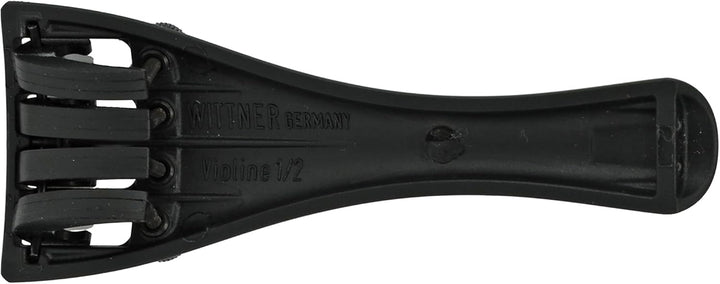Wittner Violin Saitenhalter 1/2 Hi-Tech Kunststoff mit 4 Feinstimmern, ultraleicht, Schwarz