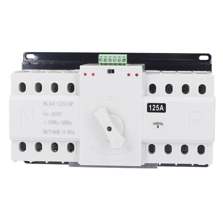 Dual Power Automatischer Transferschalter AC 400V 4P 125A ATS CB Automatik Notstrom Netz Umschalter