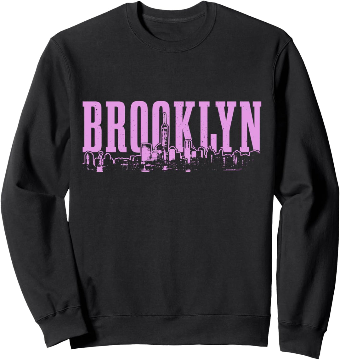Brooklyn New York City Skyline NYC Vintage NY Sweatshirt