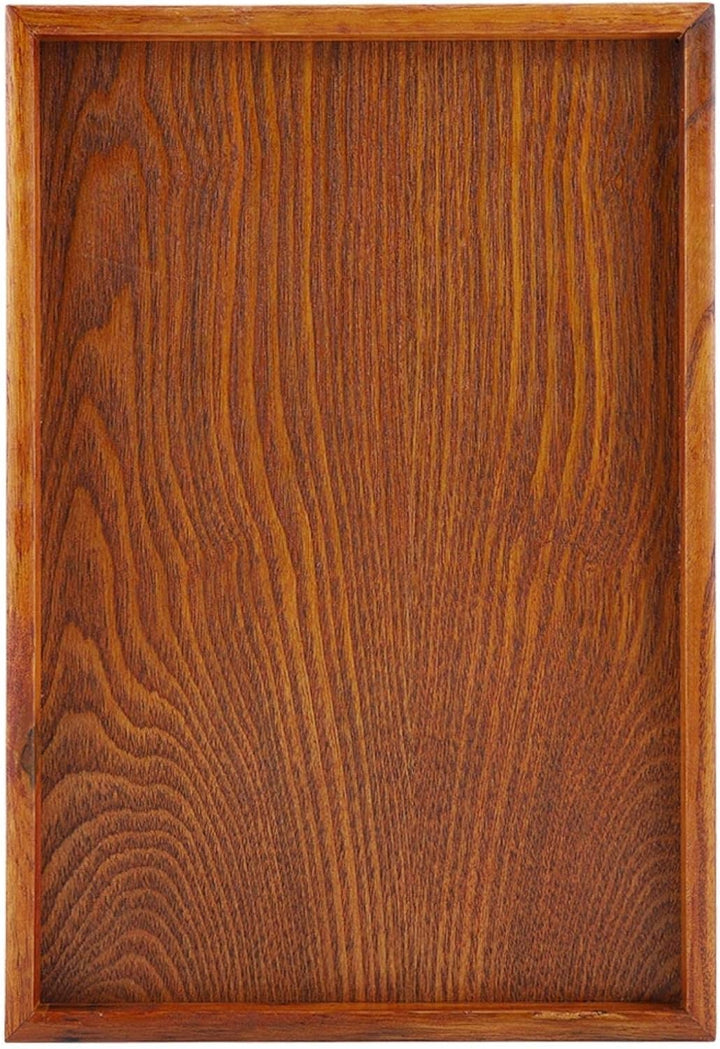Tyenaza Holz Servierplatte Tablett Platte, Holzsteakplatten, solide natürliche rechteckige kleine Ho
