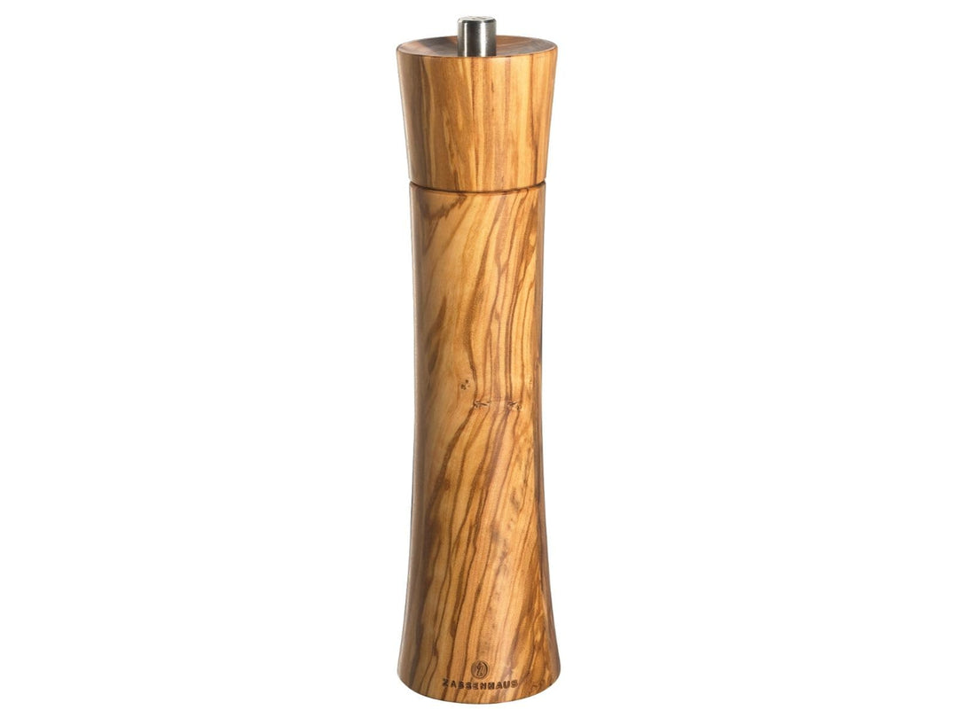 Zassenhaus Salzmühle Frankfurt 24 cm, Olivenholz mit stufenlos verstellbarem Hochleistungs-Keramikma