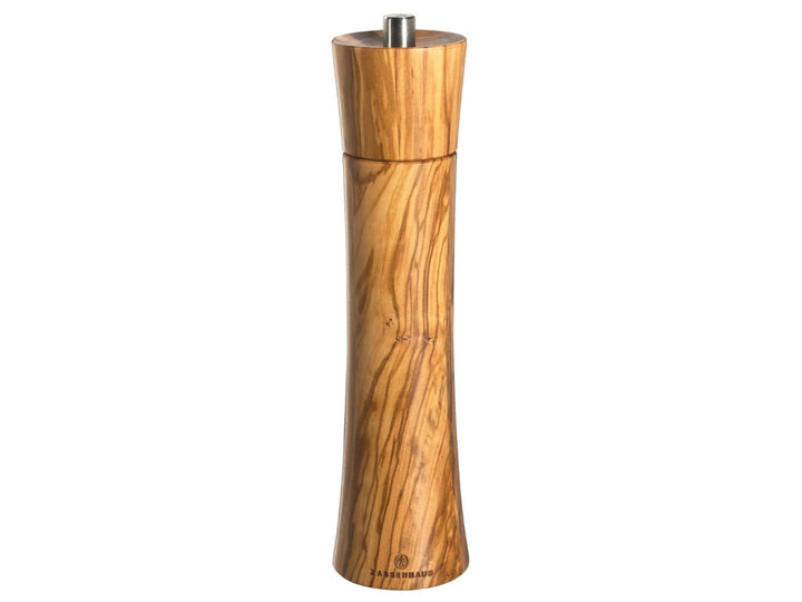 Zassenhaus Salzmühle Frankfurt 24 cm, Olivenholz mit stufenlos verstellbarem Hochleistungs-Keramikma