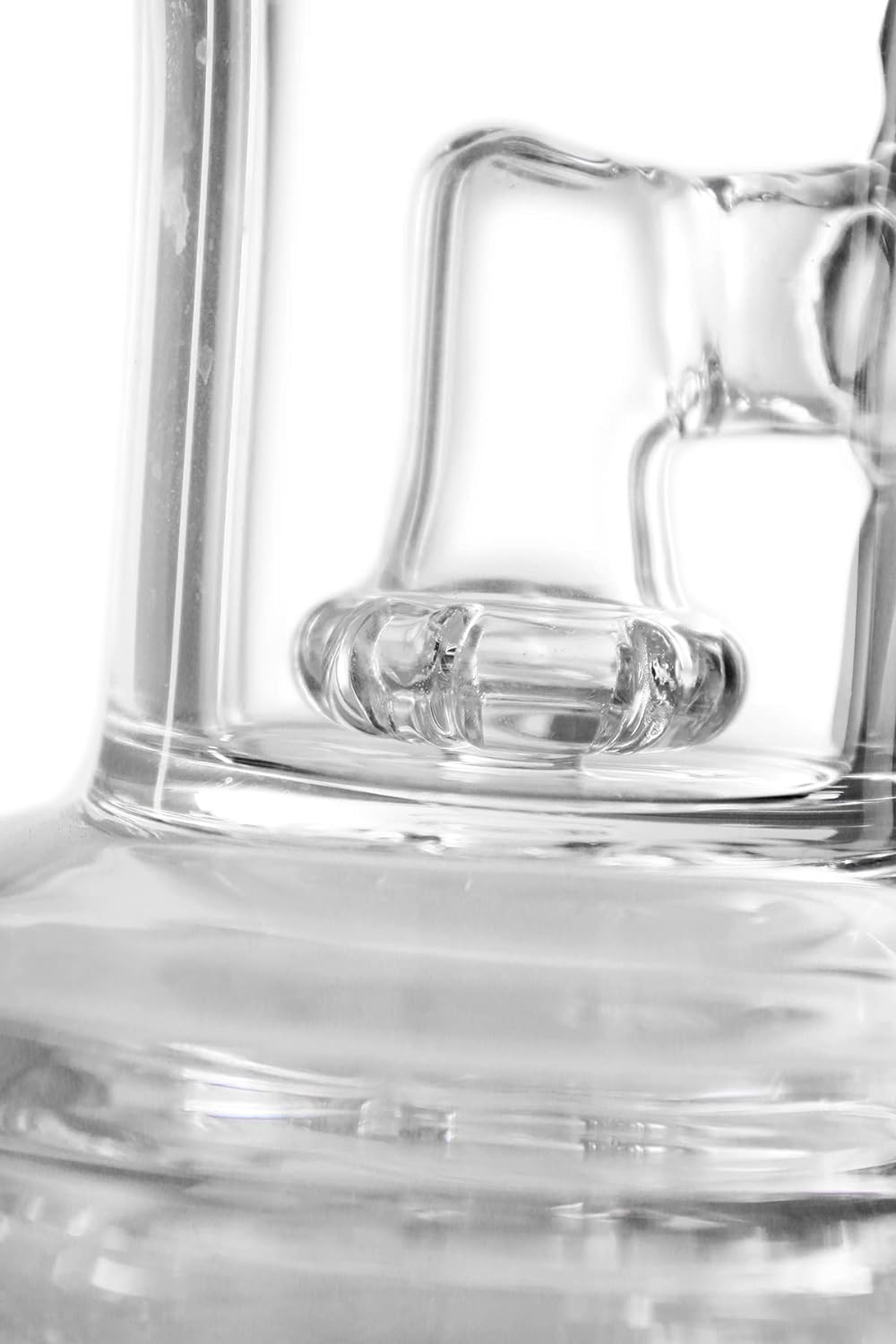 Heisenberg FORGE TWO stemless Glasbong, 18.8mm Schliff, mit Showerhead und Ufo Perkolator
