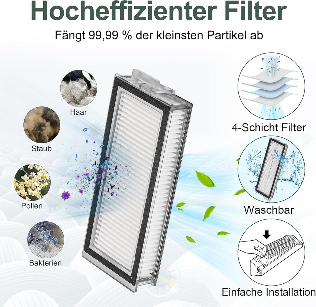 Q5 Pro Zubehör für Roborock Q5 Max+ / Q8 Max+ / Q5 Pro+ / Q5 Pro Plus /Q8 Max Plus Ersatzteile Zubeh