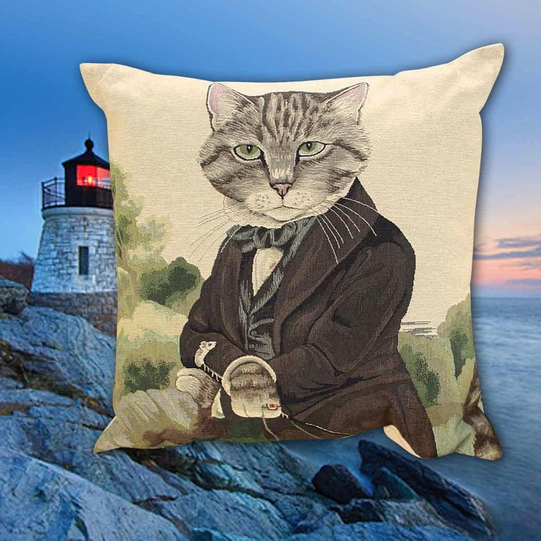 Mars & More gobelin Kissen Katze GRAF 45x45cm