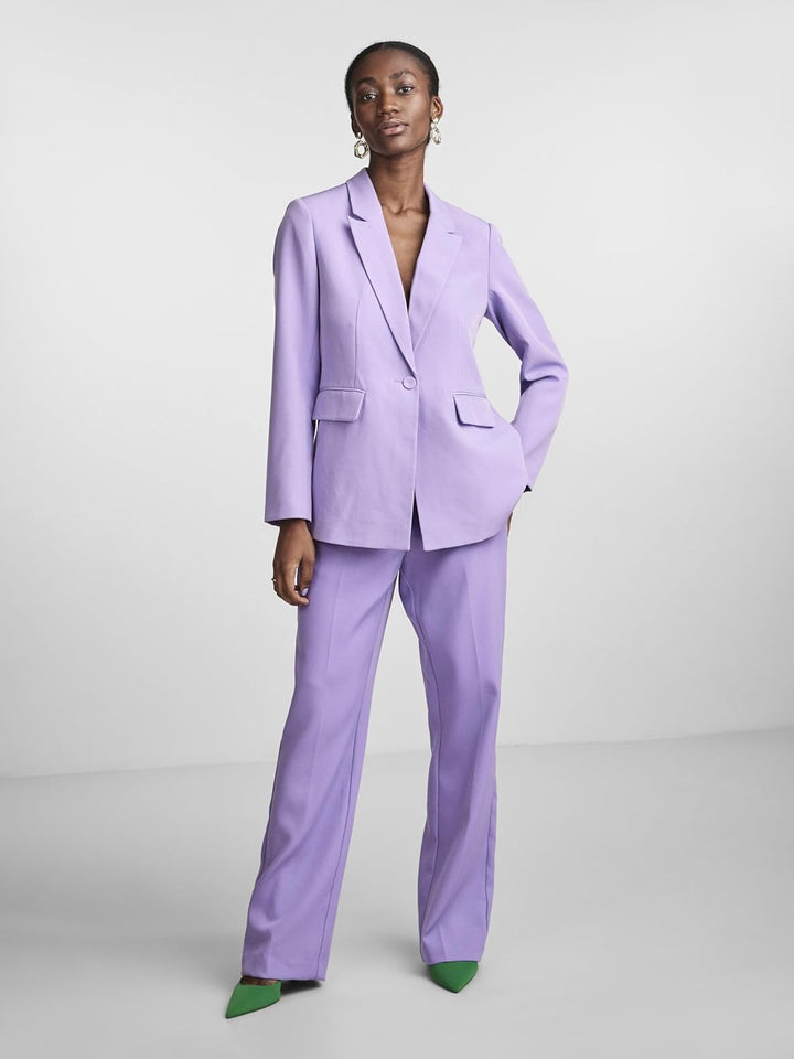 YAS Damen Yasbluris Ls Blazer Noos Blazer S Bougainvillea, S Bougainvillea