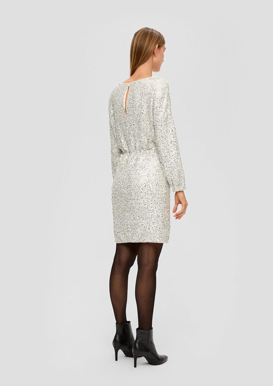 s.Oliver Elegantes Paillettenkleid 38 0700, 38 0700