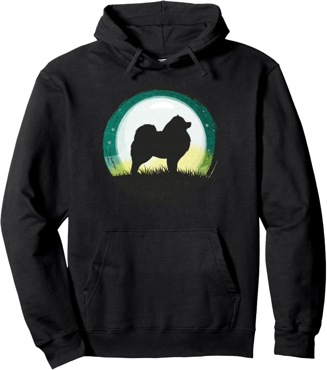 Samojede Retro Pullover Hoodie