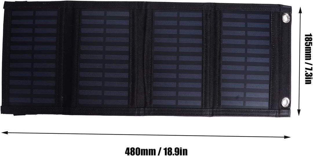 Haofy Solarpanel-Ladegerät 20 W 5,5 V Faltbares Tragbares Solarladegerät mit Starker Ausgangsleistun