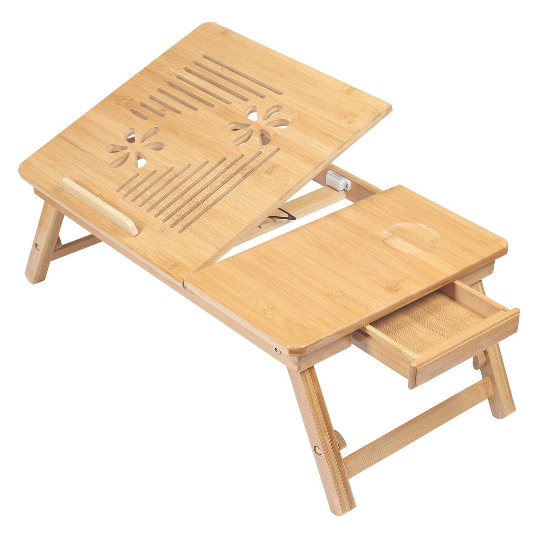 Schramm Betttablett Laptoptisch in 3 Varianten wählbar Laptop Betttisch Bambus Bett Tablett klappbar