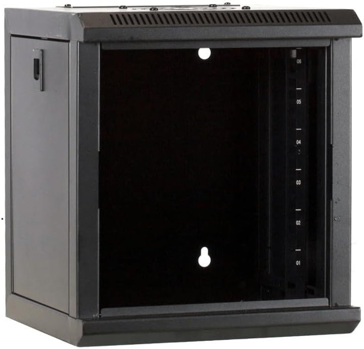 DSIT 4 HE - 10 Zoll Serverschrank - mit Glastür - (BxTxH) 312x310x264mm - Schwarz - Abschliessbar -