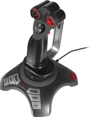 Speedlink PHANTOM HAWK Flight Stick - Joystick für PC/ Computer, Controller für Simulator-Spiele, US