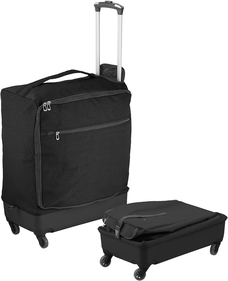 Xcase Falt-Reisetaschen: 3 ultraleichte 4 Rollen Reise-Trolleys, 46, 57 und 78 Liter (Rollenreisetas