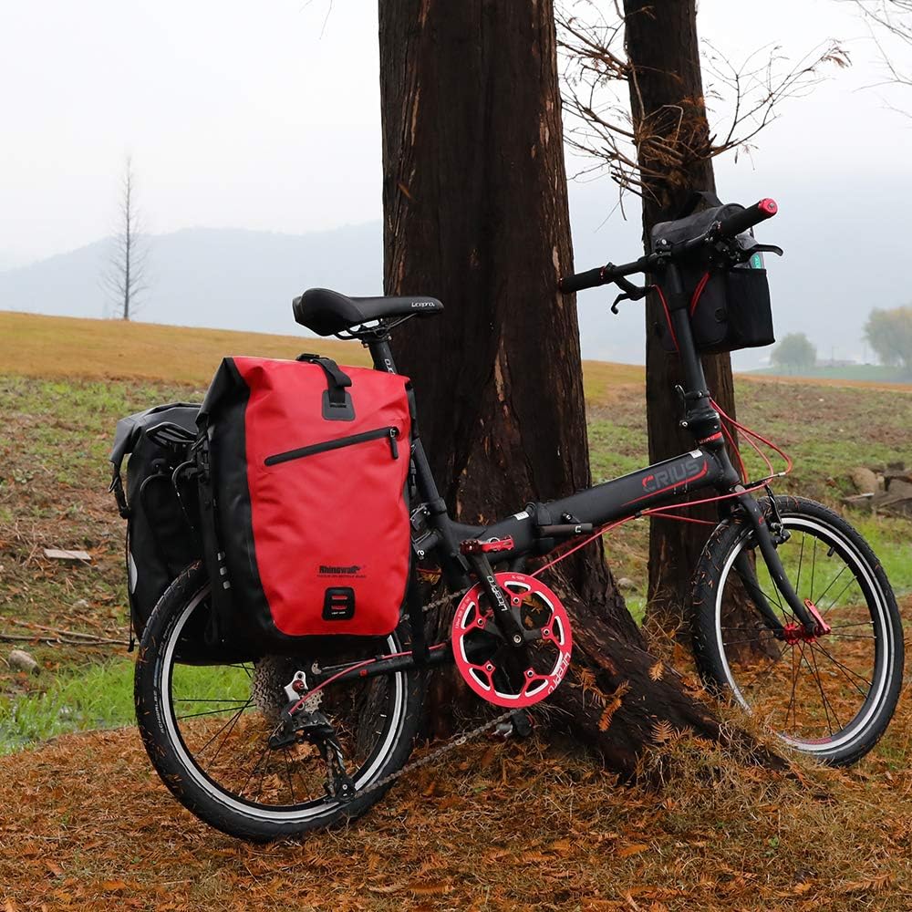 Rhinowalk 25L Fahrradtasche Wasserdicht Gepäckträgertasche Fahrrad Laptop Gepäckträger Seitentaschen
