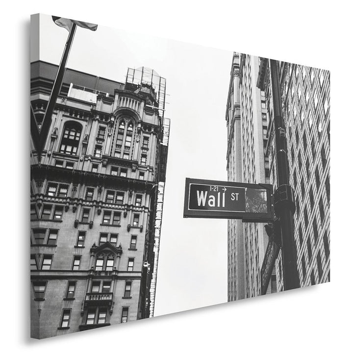 Feeby Frames, Leinwandbild, Bilder, Wand Bild, Wandbilder, Kunstdruck 50x70cm, ARCHITEKTUR, STRASSE,