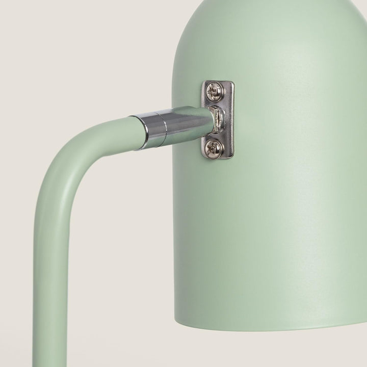 LEDKIA LIGHTING Schreibtischleuchte Flexo aus Metall mit Bleistifthalter Waal Seladonfarbe, Seladonf