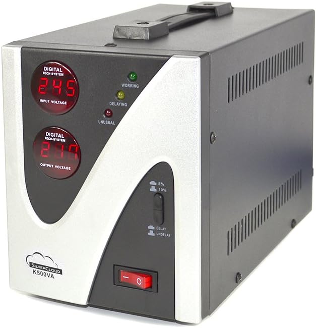 Spannungswandler Stabilizer SilverCloud SilverCloud 500VA 300W, PNI-SCK500V, Black 500 VA / 300 Watt