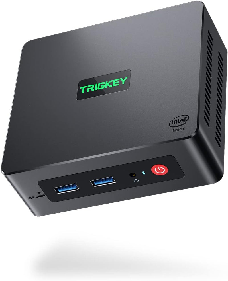 TRIGKEY Mini-PC, Intel N95 der 12. Generation (bis zu 3,4 GHz), 16 GB DDR4 500 GB SSD, G4 Mini-Deskt