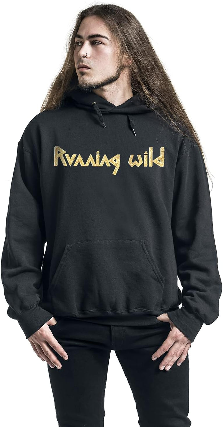 Running Wild Under Jolly Roger (Album) Männer Kapuzenpullover schwarz M