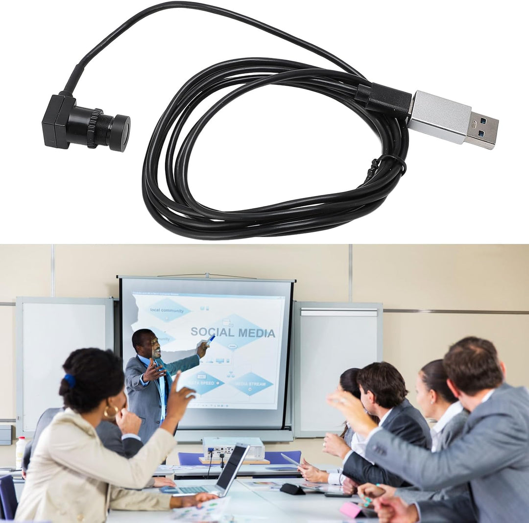 Eye Center Webcam mit Mikrofon für PC Laptop, 1080p Plug & Play Center Cam Typ C Webcam für Heimvide