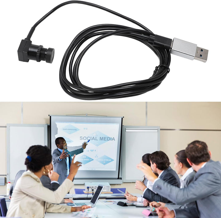 Eye Center Webcam mit Mikrofon für PC Laptop, 1080p Plug & Play Center Cam Typ C Webcam für Heimvide