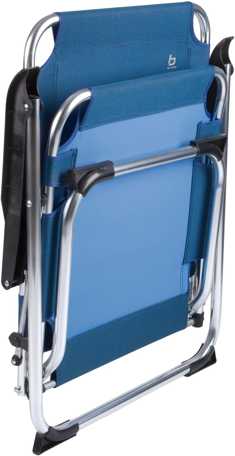 Unbekannt BO-Camp Alu Campingstuhl Copa Rio Comfort Klapp Stuhl Sessel Garten Stuhl Angel Blau, Blau