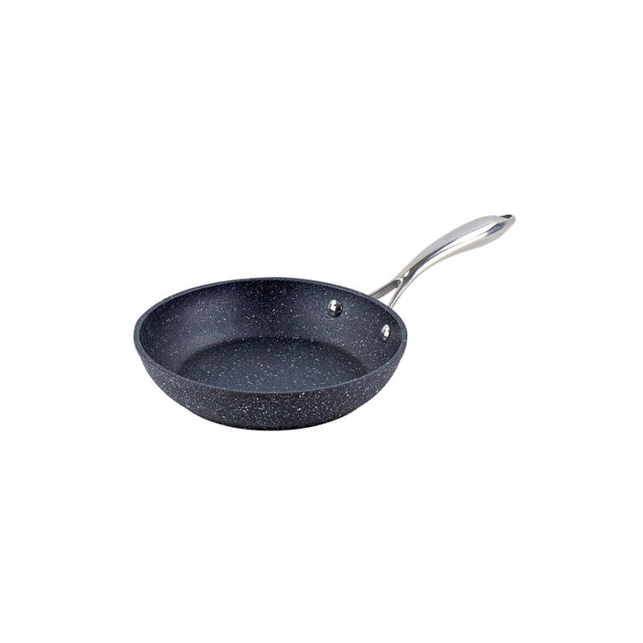 eaziglide Neverstick 2 Bratpfanne aus Aluminium und Edelstahl in der Farbe Schwarz, Durchmesser: 20c