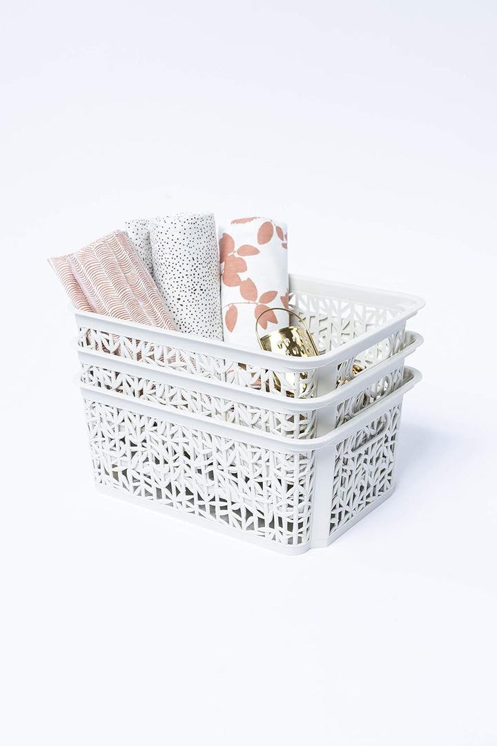 BranQ - Home essential Universeller, multifunktionaler, erstellbarer Aufbewahrungskorb in Bamboo Des
