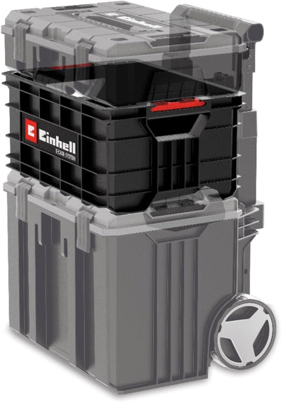 Original Einhell E-Case Werkzeugkiste (max. 90 kg, stapelbar, verriegelbar, kombinierbar mit Einhell