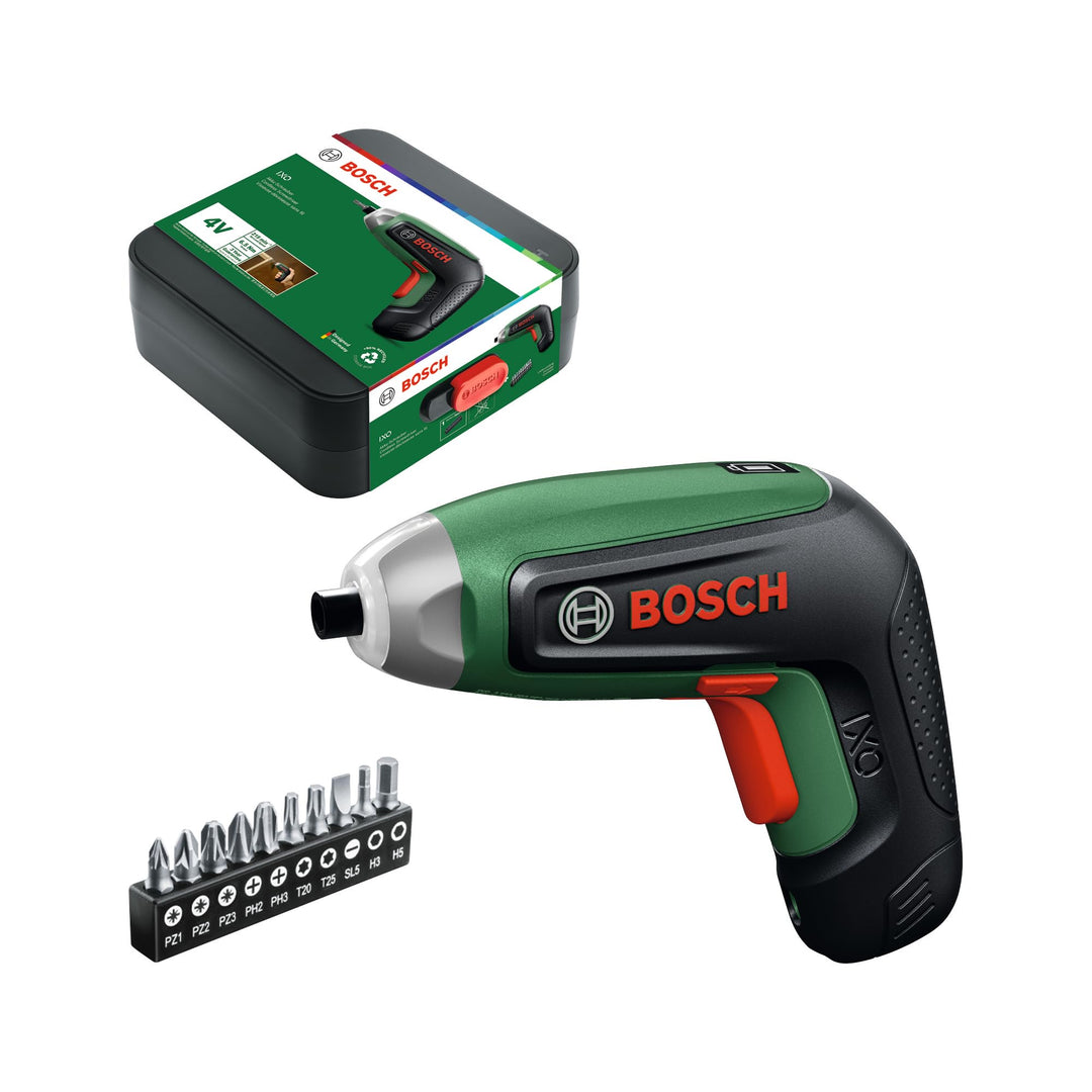 Bosch IXO8 Akku-Schrauber (Bitsatz, Aufbewahrungsbox)