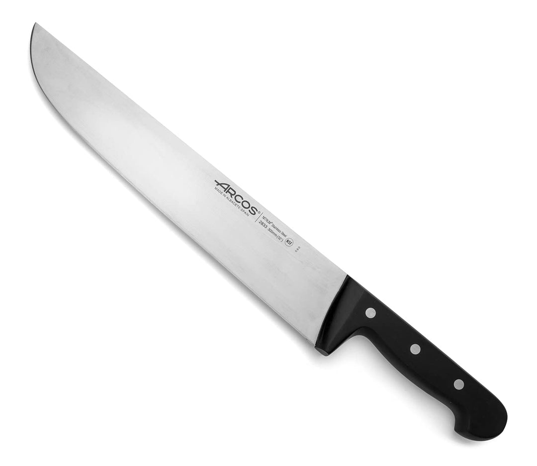 Arcos Serie Universal - Metzgermesser - Klinge Nitrum Edelstahl 300 mm - HandGriff Polyoxymethylen (
