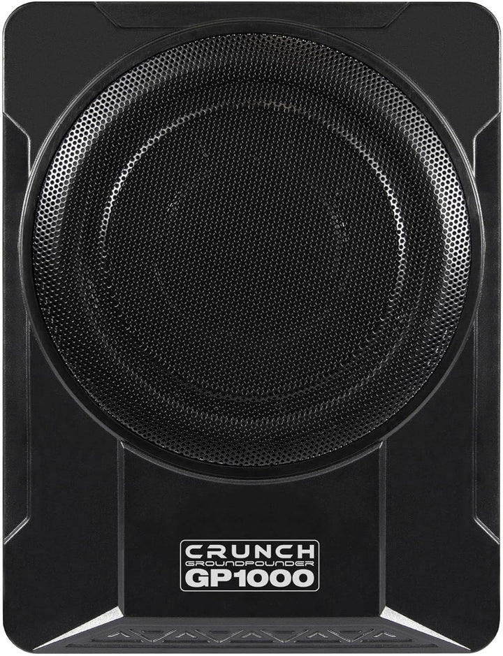 Crunch GP1000 | 25 cm 250mm Aktiv Subwoofer Auto PKW Aktivbass Aktiv-Untersitz-Subwoofer