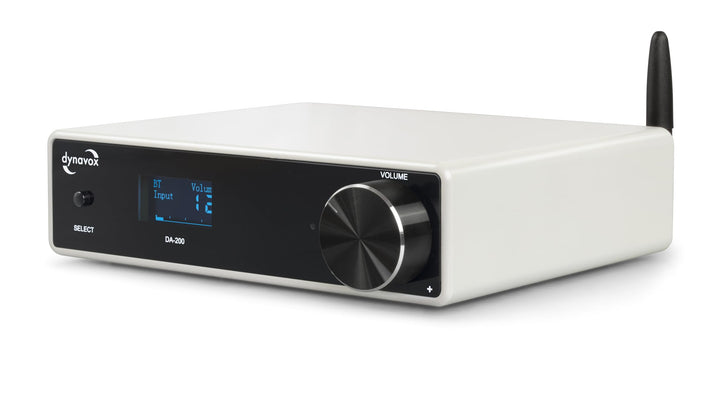 Dynavox DA-200 HiFi Verstärker, kompakter Class-D Stereo-Digitalverstärker mit BT 5.0, USB-DAC, opti