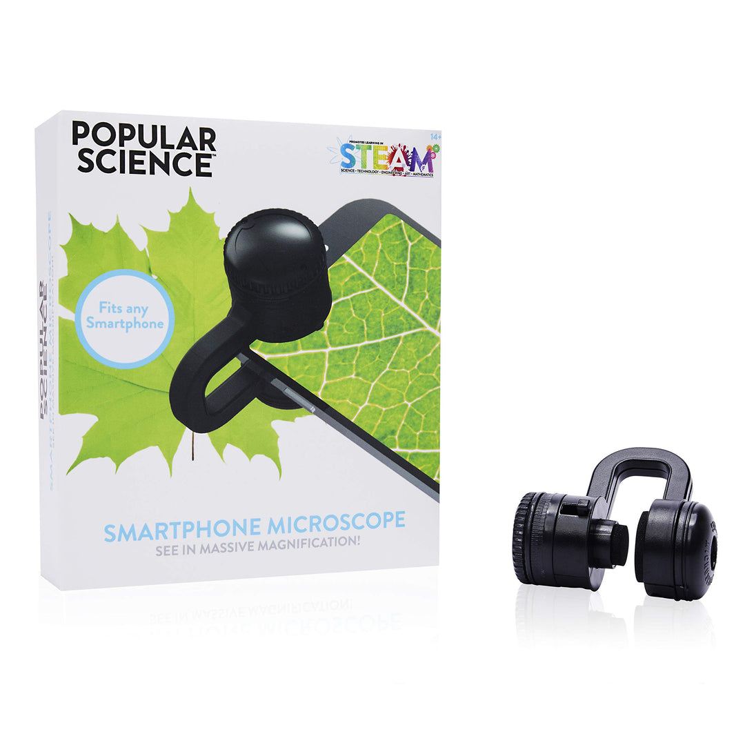 POPULAR SCIENCE Smartphone Mobiltelefon Mikroskop für Kinder- Handy Mikroskop