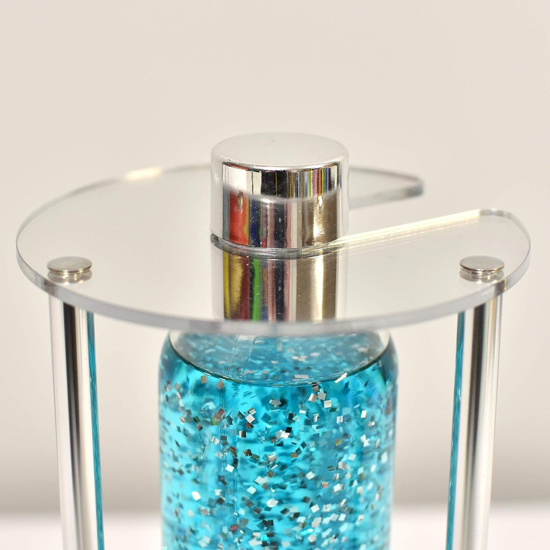GOOLAMP CandleGlow P1 Glitter Teelicht-Lampe (Hell-Blau), Hell-blau
