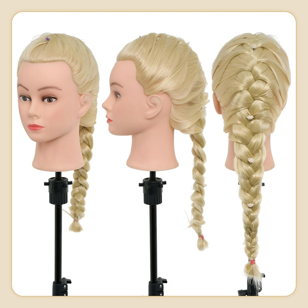 Neverland Beauty 30 Zoll Frisierkopf 100% Synthetisches Haar Trainingsköpfe für Friseure Ausbildung