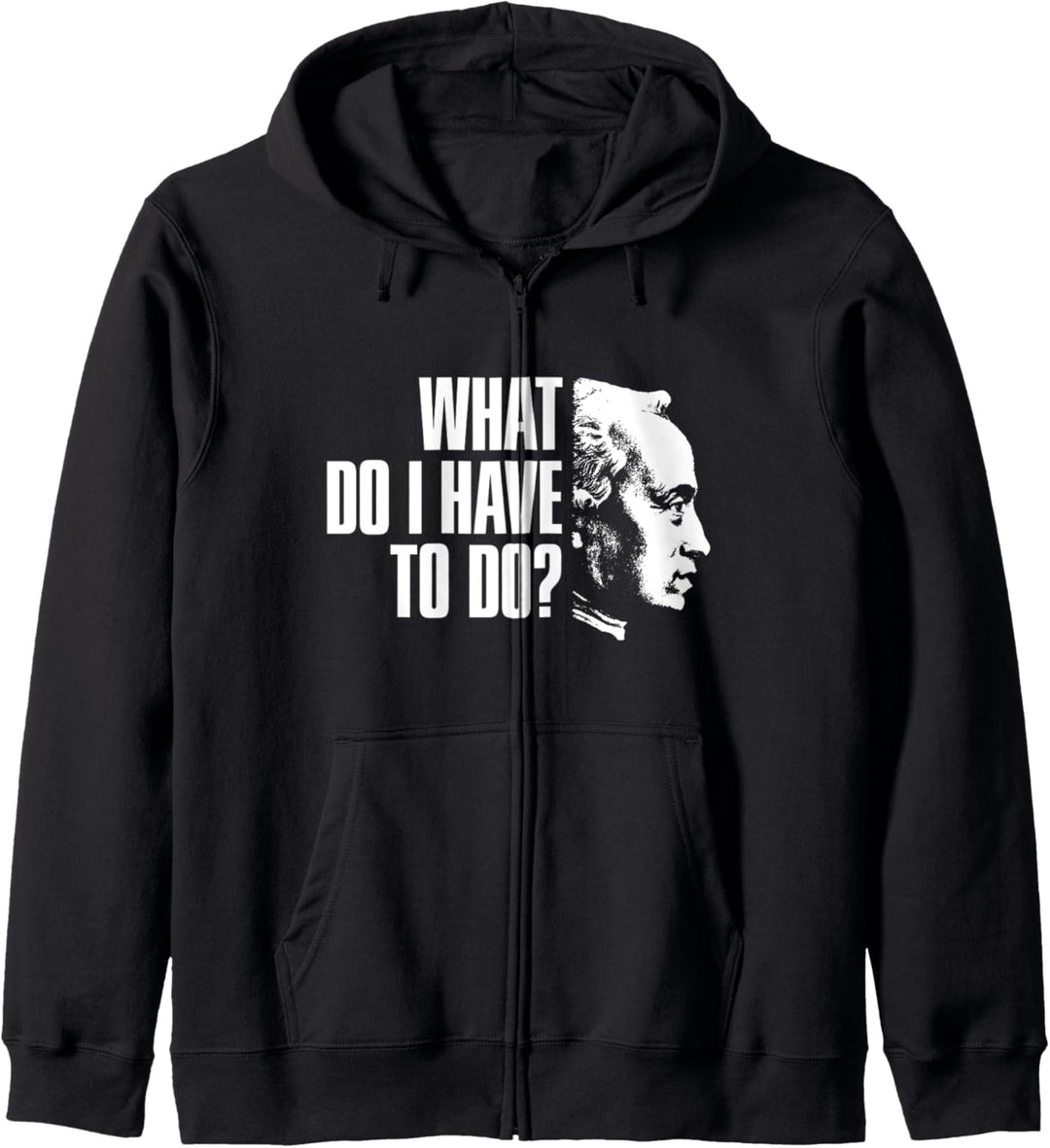 Immanuel Kant - Was Soll Ich Tun? Design für Philosophen Kapuzenjacke
