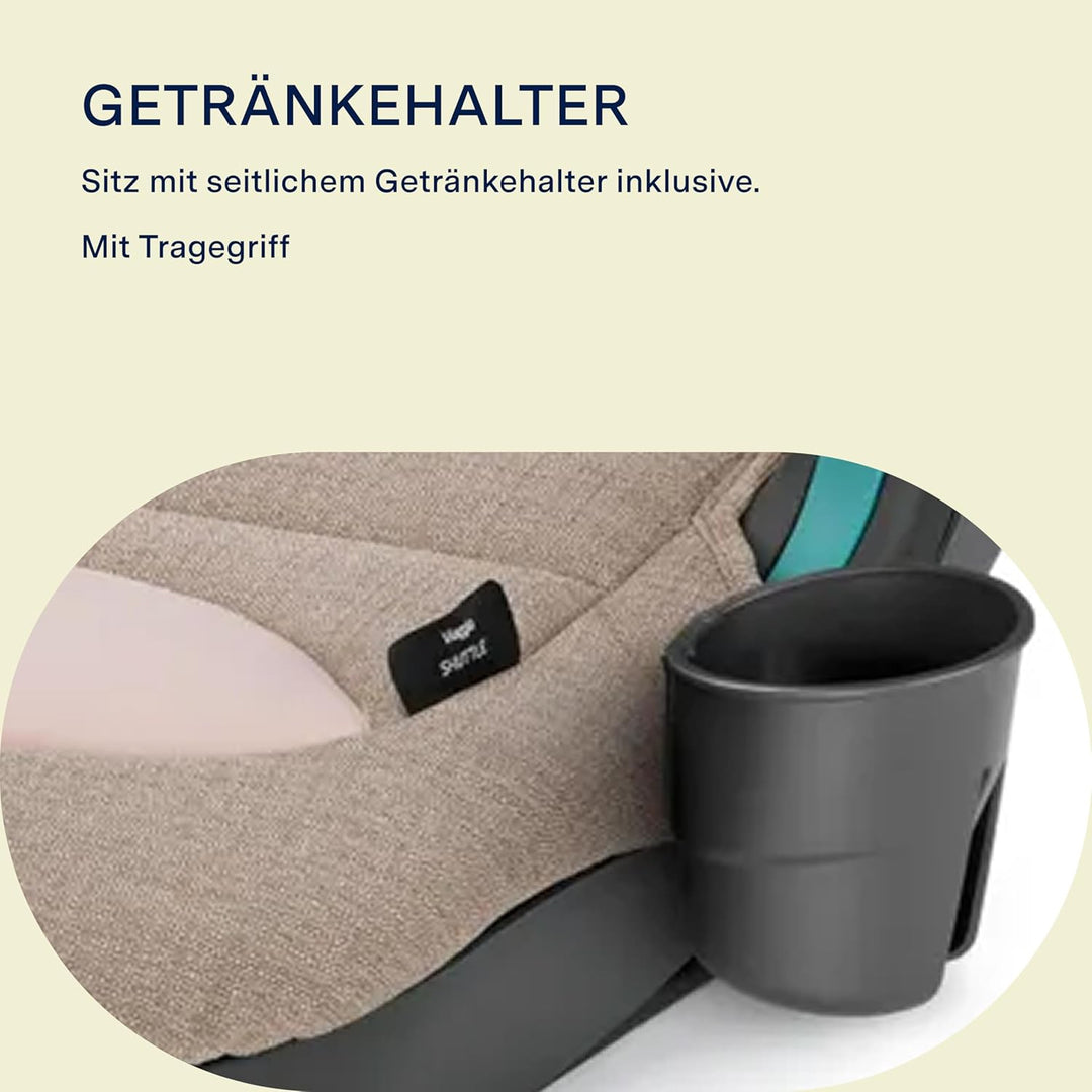 Peg Perego Viaggio Shuttle Autositz, Auto-Sitzerhöhung mit ISOFIX für Kinder von 125 bis 150 cm (6-1