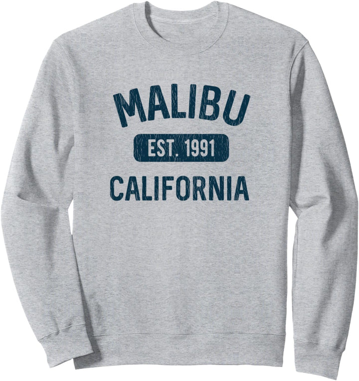 Malibu Gifts Männer Frauen Kalifornien CA Souvenir Malibu Strand Sweatshirt