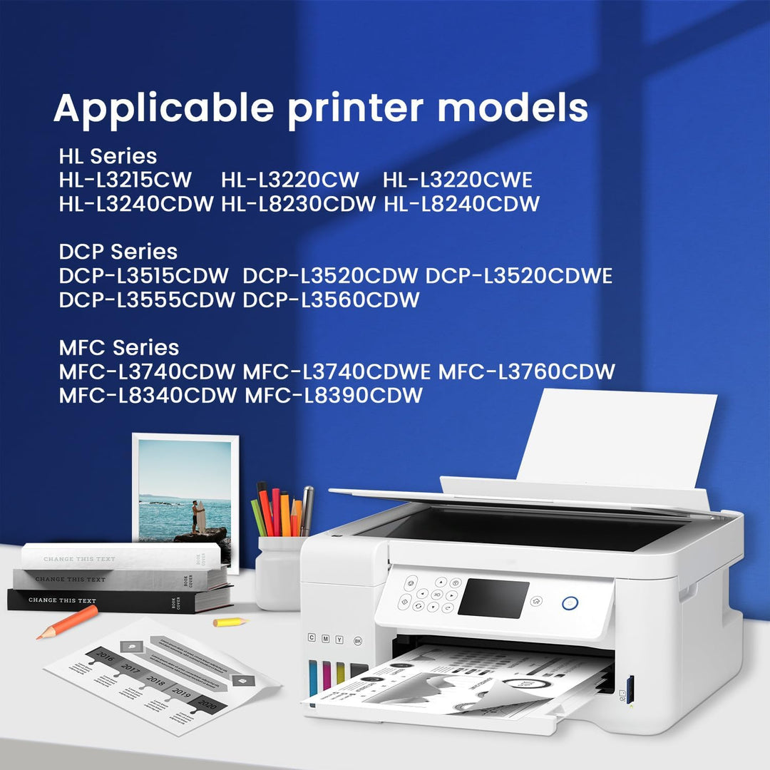 DR248CL DR248 Trommel Kompatibel für Brother DR248 TN248 Toner für MFC-L3740CDW MFC-L3760CDW MFC-L37