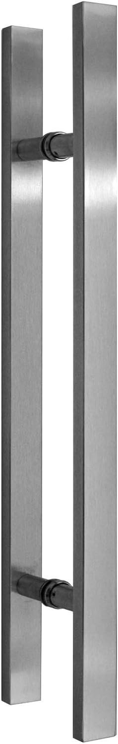 BM4-900-420GR-AS: Schiebetürsystem ESG 900x2050x8mm Dekor M4, Siebdruck; Schienensystem ALU SlimLine