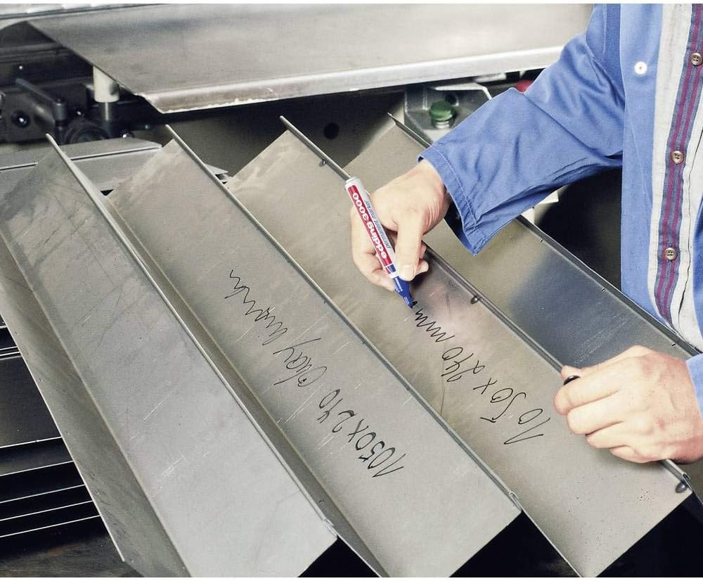 edding 3000 Permanentmarker - schwarz - 10 Stifte - Rund-Spitze 1,5-3 mm - schnell trocknender Perma