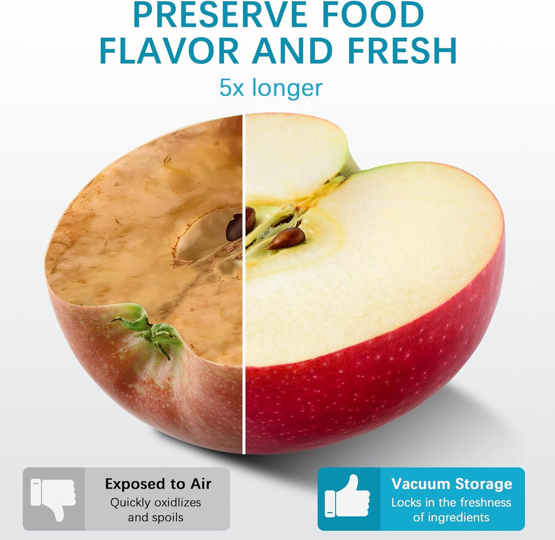 Vakuumierbeutel 20 Beutel 26 * 35cm, Vakuumbeutel für Lebensmittel, Sous Vide Gefrierbeutel, Einschw