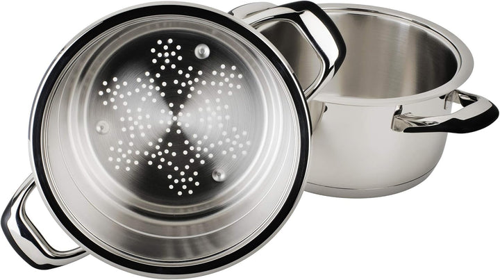 Warmcook Ecovitam 2030.20 Einsatz zum Dampfgaren, 20 cm, Edelstahl 18/10