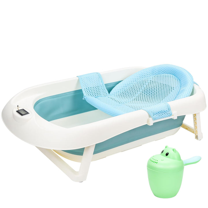 Baby Badewanne, Klappbare Badewannen, Faltbare Bathtub, Kinderbadewanne mit Einem Temperatursensor A