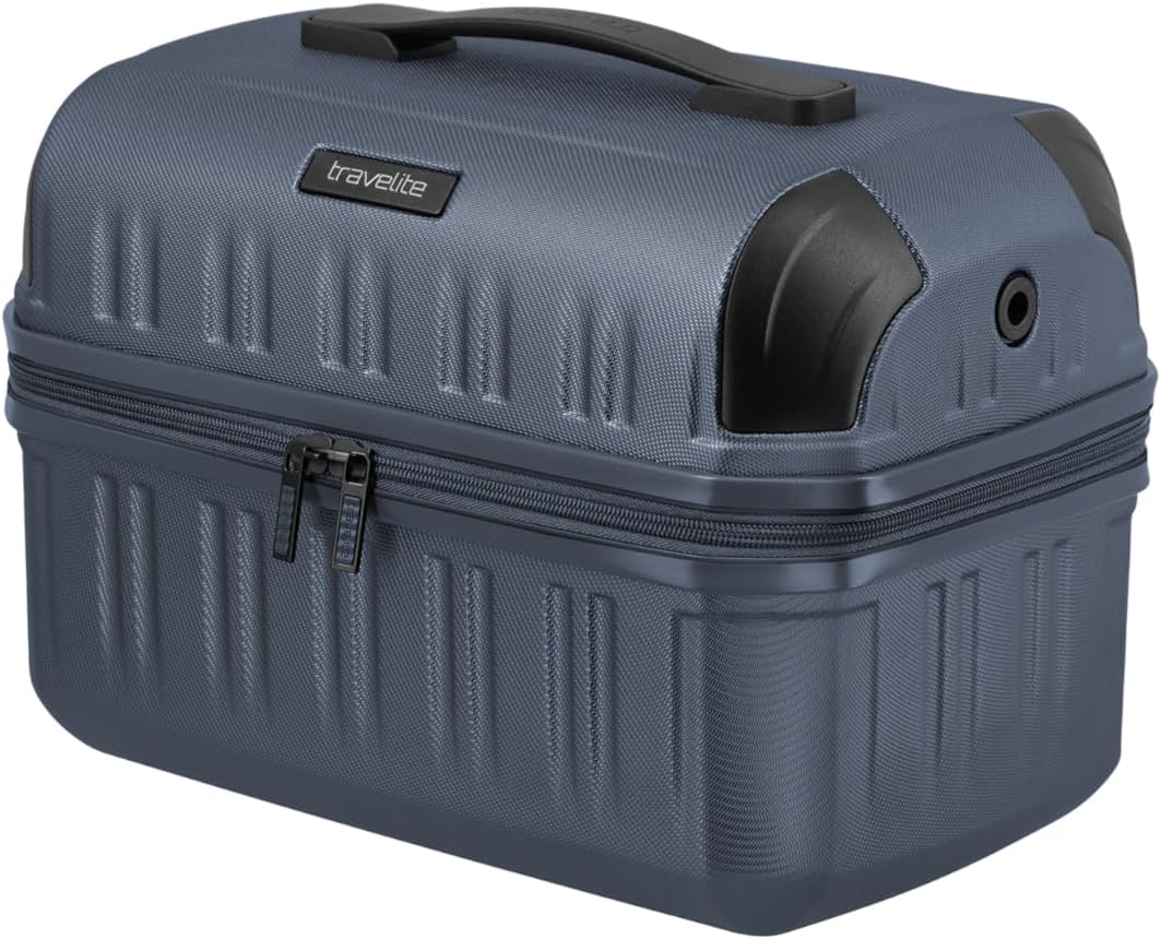 travelite DYNAMIIC Kosmetikkoffer, Beautycase 27x38x23 cm, ABS Hartschale, Koffer Aufsteckfunktion,