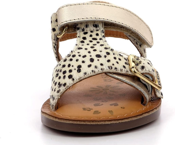 Kickers Mädchen Diazz Sandale 24 EU Gold Pony, 24 EU Gold Pony